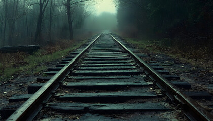 Obraz premium rainy day scene wallpaper