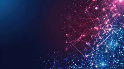 Fototapeta premium Abstract Digital Network Background