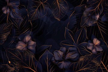 A cluster of deep purple flowers against a dark backdrop