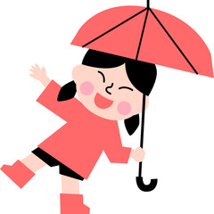 Illustration of Happy Children