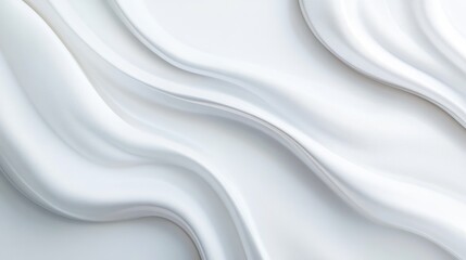 Smooth, flowing white texture resembling waves or fabric.