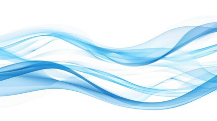 Fototapeta premium Abstract Blue Wave Design