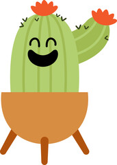 Modern Cute Cactus