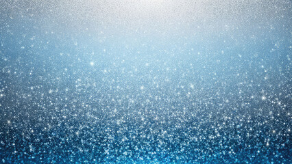 Obraz premium Glittering sky blue to light gray gradient background, noise