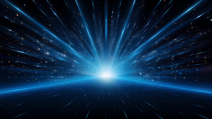 Blue technology abstract background