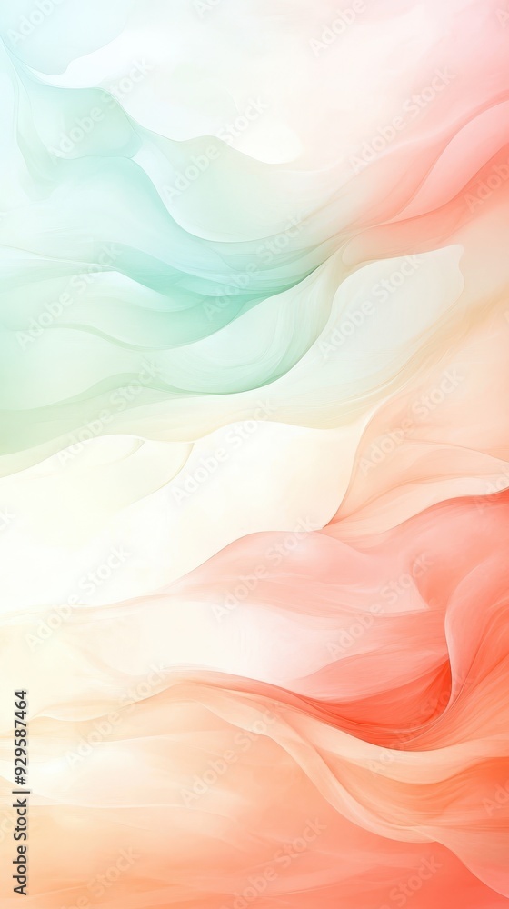 Canvas Prints a colorful, abstract background with a pink and green swirl