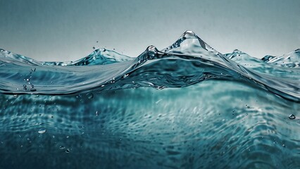 Crystal Waves Abstract Background