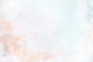 Hand painted pastel coloured watercolour frame background