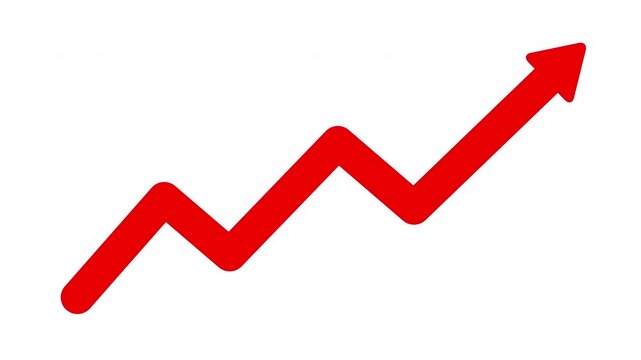 上昇矢印のアニメーション