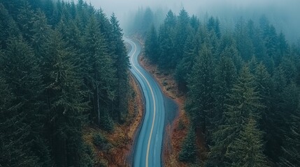 Road Through Fog