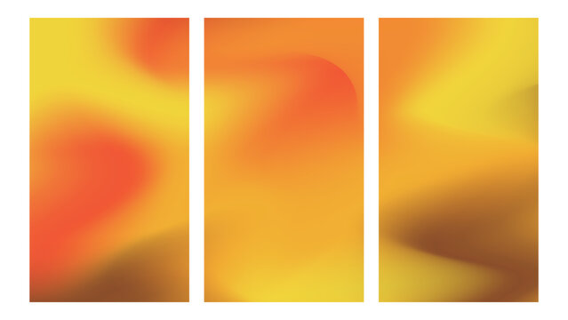 Aesthetic autumn colors gradient vertical background. Warm  smooth gradient colors.