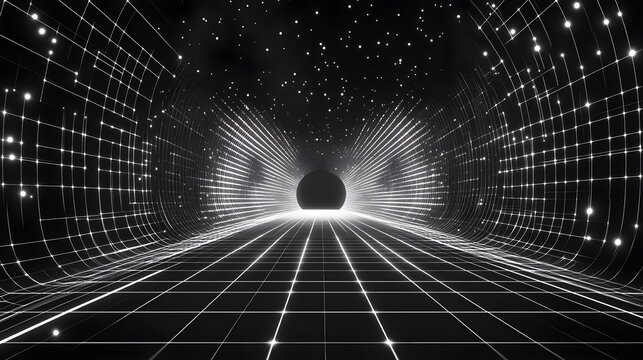 Modern Y2K design background cover with Retro Futurism vibe