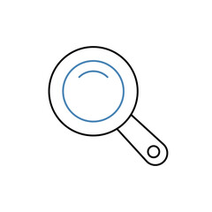 pan concept line icon. Simple element illustration. pan concept outline symbol design.