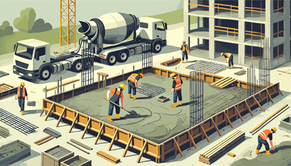 Obraz premium Concept vector illustration of business situation. 