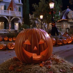 Fototapeta premium pumpkin in Halloween