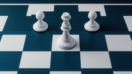 Chessboard deck with a unique formatted checkered pattern, Deck Format Pattern, Chessboard design