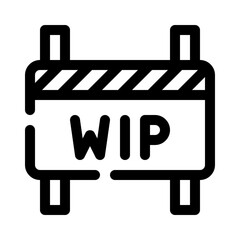 Obraz premium banner line icon