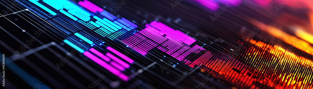 Poster a colorful image of a line graph with a purple line