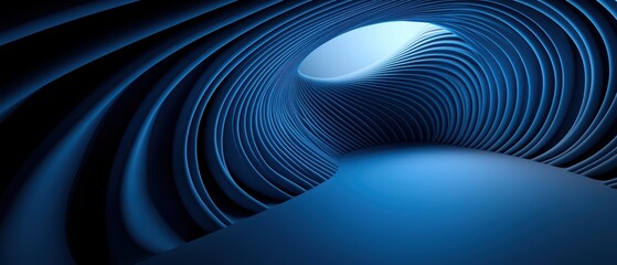 Naklejka premium Beautiful 3d abstract blue desktop wallpaper for ratio 21:9