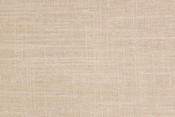 Brown linen fabric texture background, seamless pattern of natural textile.