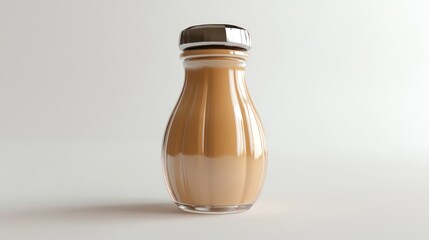 Glass Jar with Liquid