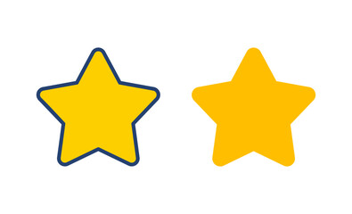 Star Icon vector. rating icon vector. favourite star icon