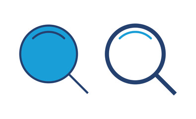 Search icon vector. search magnifying glass icon