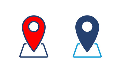 Pin icon vector. Location icon vector. destination icon. map pin