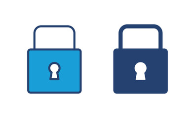 Lock icon vector. Padlock icon vector. Encryption icon. Security symbol