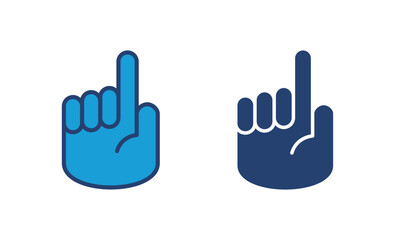 Hand icon vector. hand vector icon, palm