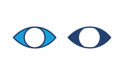 Eye icon vector. Eye vector icon. Look and Vision icon.