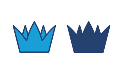 Crown icon vector. crown vector icon