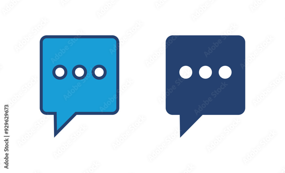 Poster chat icon vector. speech bubble icon. comment icon vector. message. contact us