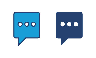 Chat icon vector. speech bubble icon. comment icon vector. message. contact us