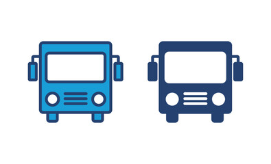 Bus icon vector. bus vector icon