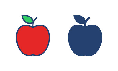 Apple icon vector. Apple vector icon. apple symbols for your web design.