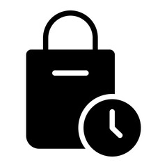 shopping glyph icon