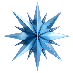 Obraz premium Blue star icon