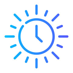 time gradient icon