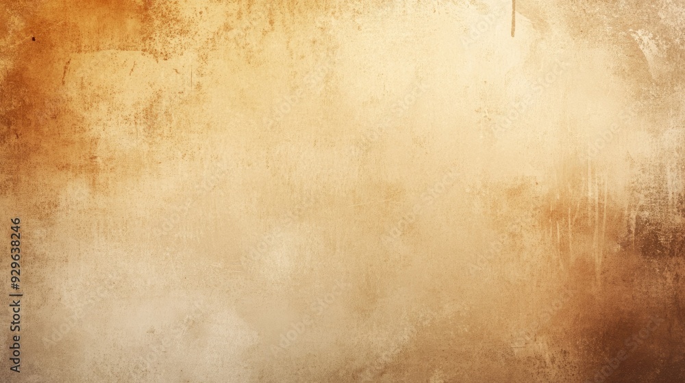 Poster warm and cozy tan gradient background with subtle texture, perfect for a comforting and rustic feel.