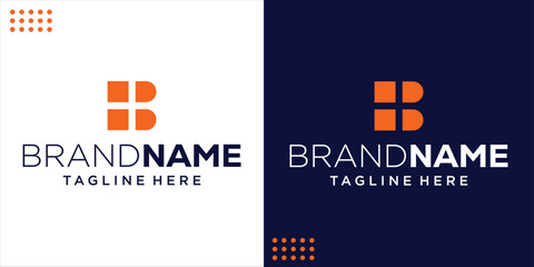 Creative Abstract Logo HB Glass House, Design Inspiration, Illustration, Vector © Berkah