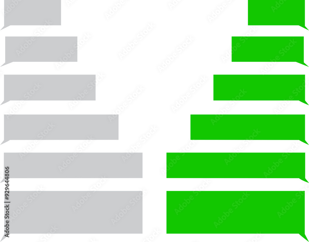 Poster chatting sms with green message bubbles. text messaging. discussion. smartphone, mobile phone templa