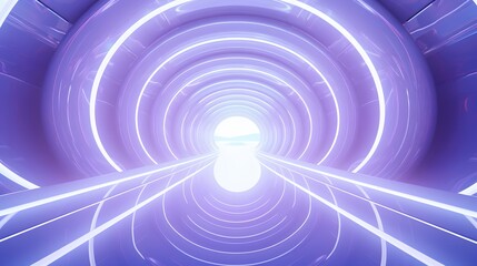 Naklejka premium 3d rendering of White and purple abstract geometric background. Scene for advertising, technology, showcase, banner, game, sport, cosmetic, business, metaverse. Sci-Fi Illustration. Product display