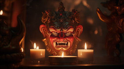 an occasion to offer sacrifices to ancient idols by lighting candles