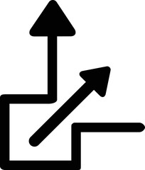 Rounded Filled Arrow Icon