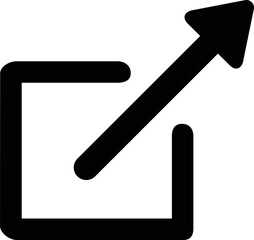 Rounded Filled Arrow Icon