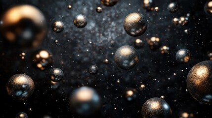 Abstract Golden Spheres in Motion