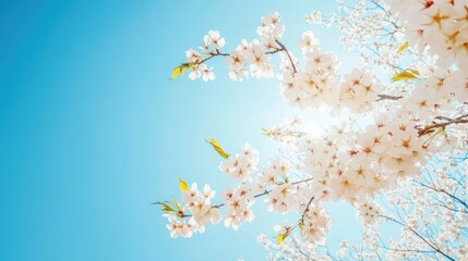 Cherry Blossoms in Full Bloom