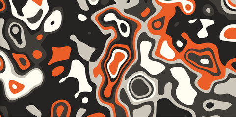 Abstract colorful paper cut background design .Modern vector illustrations with hand drawn organic shapes.Trendy multicolor contemporary design for prints, flyers,banners covers design..	
