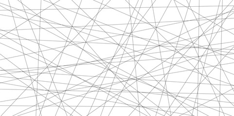 Abstract black lines with white background. Creative and geometric shape with luxury pattern and paper texture design. abstract background with stripes for website design Technology background.	